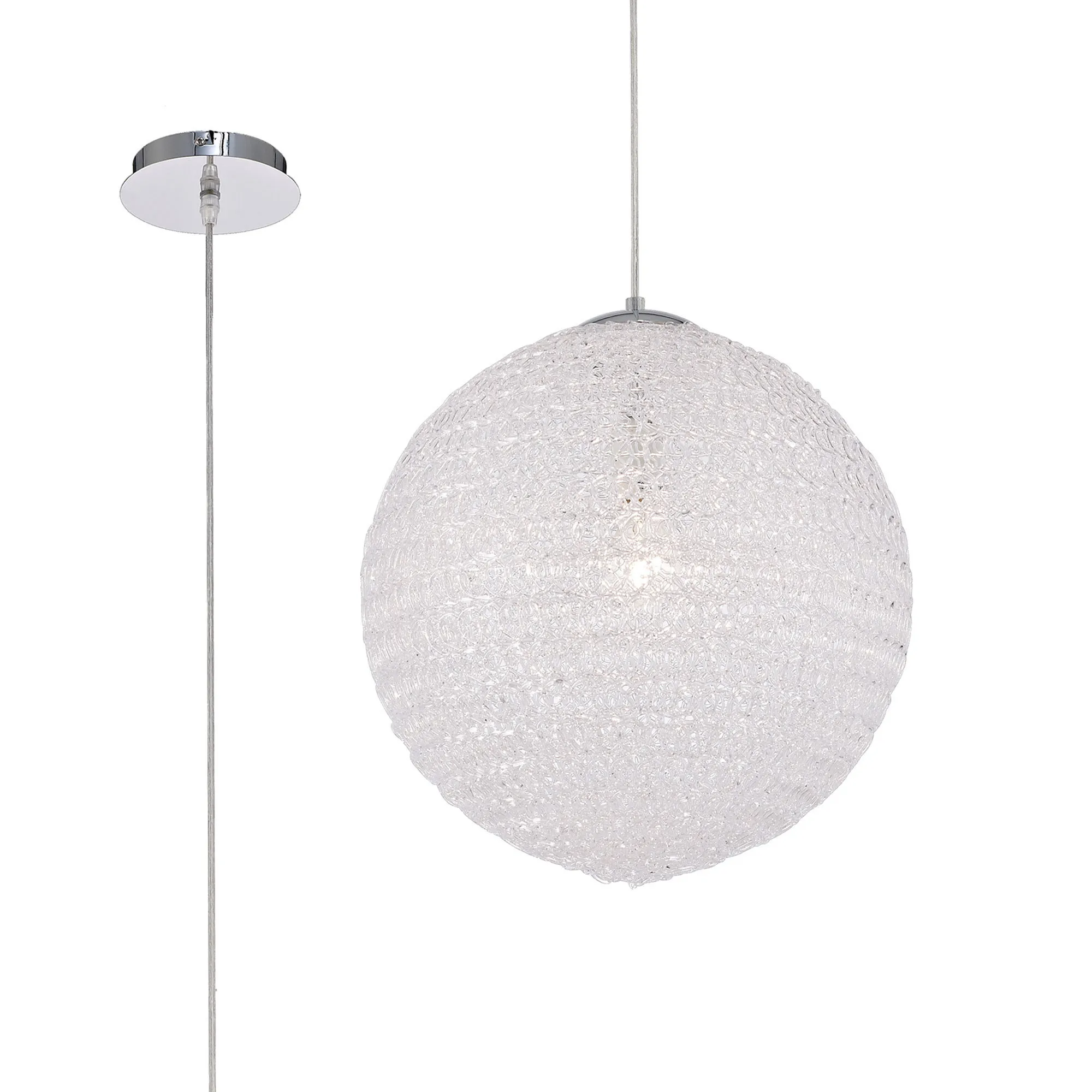 M5711  Bola Pendant 40cm Round 1 Light